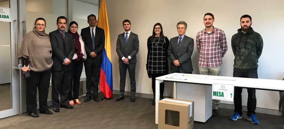 Inició la jornada electoral en el Consulado de Colombia en Canberra