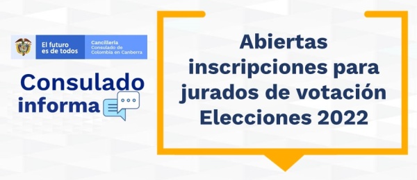 Abiertas inscripciones para jurados de votación Elecciones 2022 