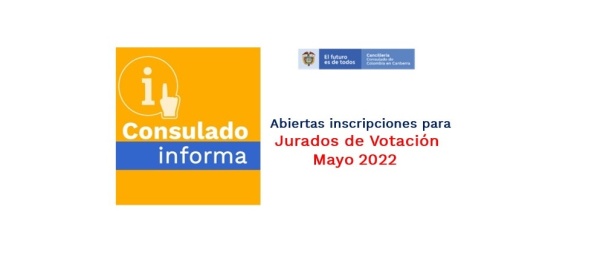 Convocatoria Jurados de Votación Mayo 2022